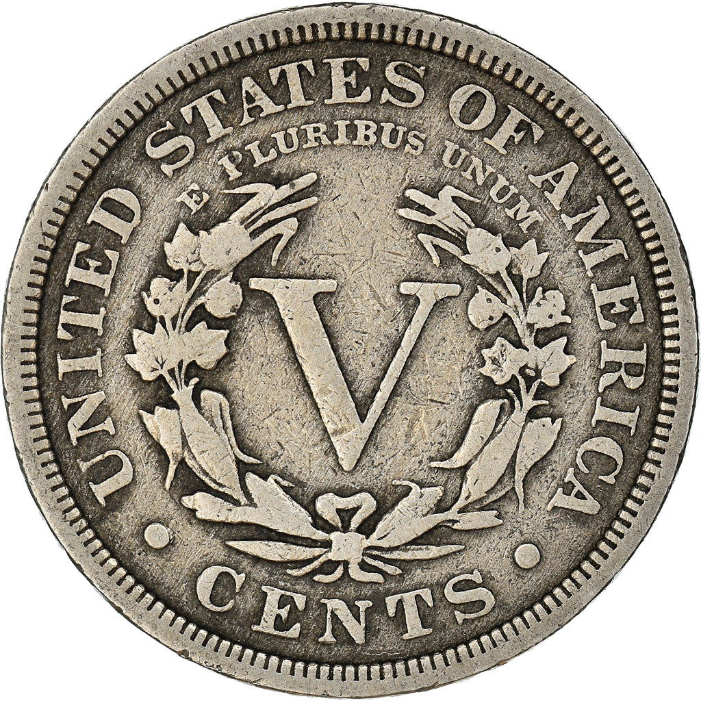Munten, Verenigde Staten, Liberty Nickel, 5 Cents, 1910, Philadelphia, FR+