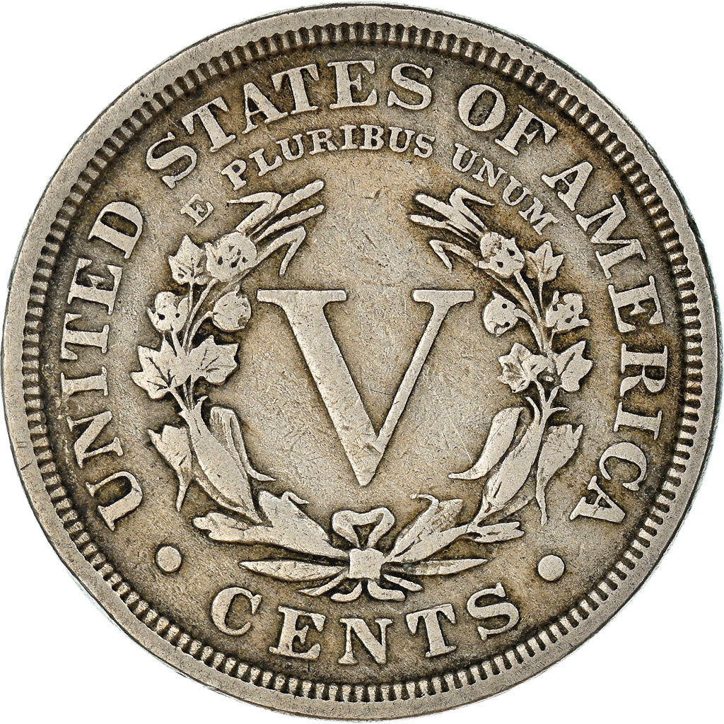 Monnaie, États-Unis, Liberty Nickel, 5 Cents, 1912, Philadelphie, TTB