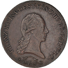 Moneta, Austria, Franz II (I), 3 Kreuzer, 1812, Kremnitz, SPL-, Rame, KM:2116