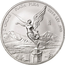 Mexico, 2 Oz, 2014, KM #New, MS(65-70), Silver, 62.00