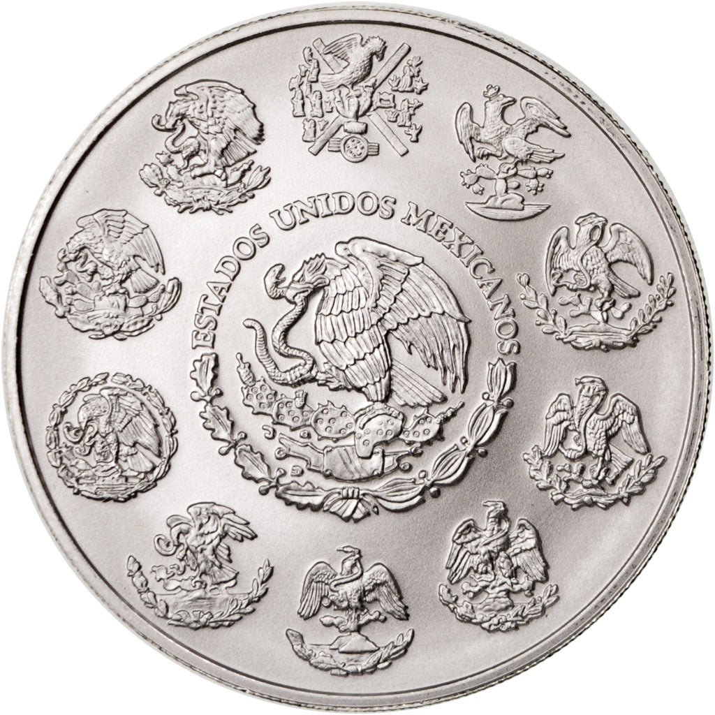 Mexico, 2 Oz, 2014, KM #New, MS(65-70), Silver, 62.00