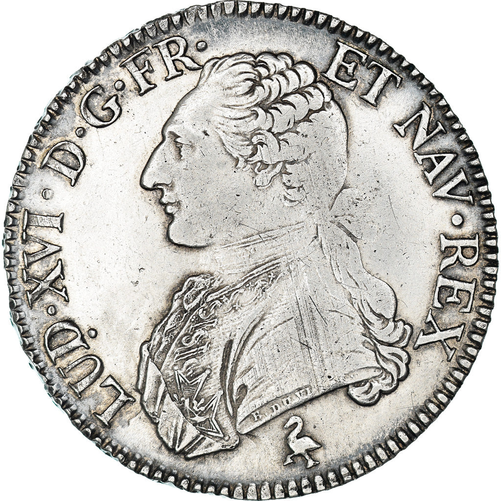 Coin, France, Louis XVI, Écu aux branches d'olivier,1789, Paris