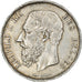 Coin, Belgium, Leopold II, 5 Francs, 5 Frank, 1867, EF(40-45), Silver, KM:24