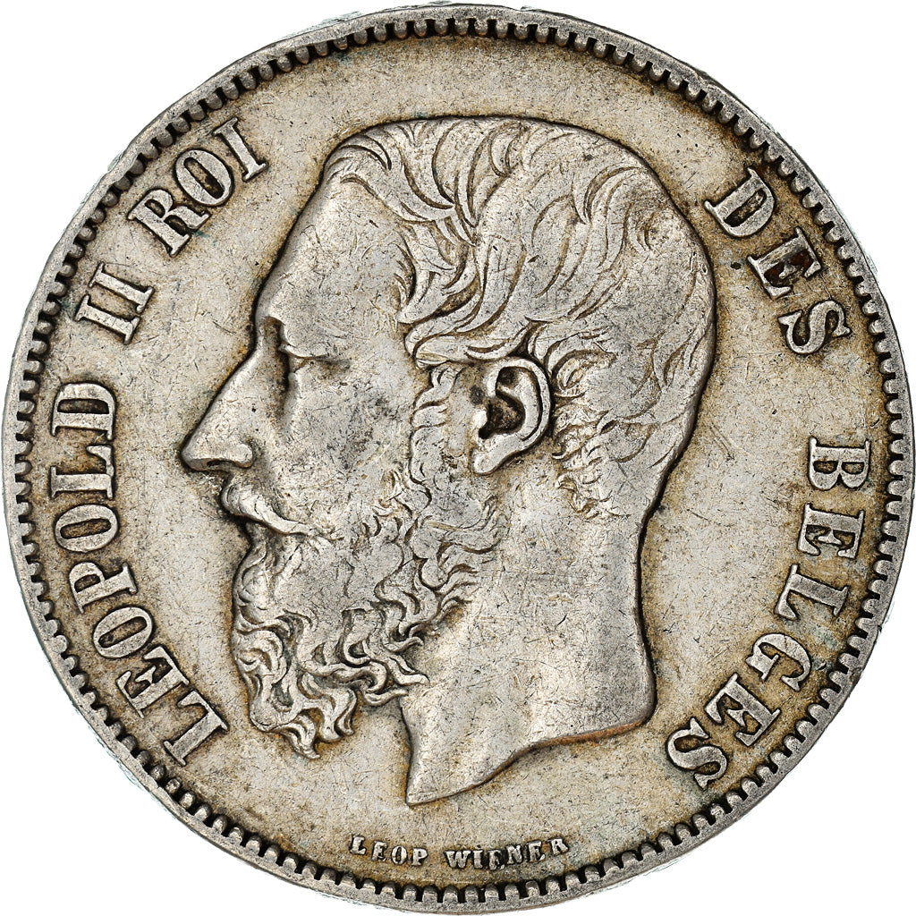 Coin, Belgium, Leopold II, 5 Francs, 5 Frank, 1872, VF(30-35), Silver, KM:24
