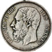 Moeda, Bélgica, Leopold II, 5 Francs, 5 Frank, 1876, VF(30-35), Prata, KM:24
