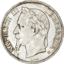 Monnaie, France, Napoleon III, 5 Francs, 1868, Strasbourg, TTB, Argent
