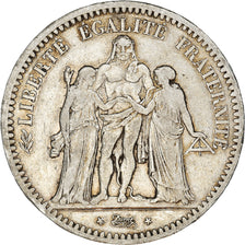 Coin, France, Hercule, 5 Francs, 1849, Paris, VF(30-35), Silver, KM:756.1