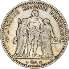 Coin, France, Hercule, 5 Francs, 1873, Paris, VF(30-35), Silver, KM:820.1