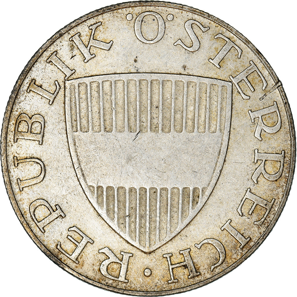 Coin, Austria, 10 Schilling, 1957, AU(50-53), Silver, KM:2882