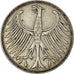 Monnaie, République fédérale allemande, 5 Mark, 1951, Munich, TTB, Argent