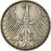 Coin, GERMANY - FEDERAL REPUBLIC, 5 Mark, 1951, Munich, EF(40-45), Silver