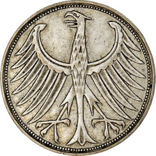 Münze, Bundesrepublik Deutschland, 5 Mark, 1951, Munich, SS, Silber, KM:112.1