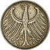 Coin, GERMANY - FEDERAL REPUBLIC, 5 Mark, 1951, Hambourg, EF(40-45), Silver