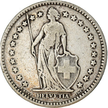 Coin, Switzerland, 2 Francs, 1914, Bern, VF(30-35), Silver, KM:21