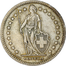 Coin, Switzerland, 2 Francs, 1944, Bern, EF(40-45), Silver, KM:21