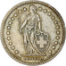 Coin, Switzerland, 2 Francs, 1944, Bern, EF(40-45), Silver, KM:21