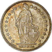 Münze, Schweiz, 2 Francs, 1955, Bern, SS+, Silber, KM:21