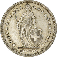 Coin, Switzerland, 2 Francs, 1957, Bern, EF(40-45), Silver, KM:21