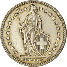 Coin, Switzerland, 2 Francs, 1961, Bern, EF(40-45), Silver, KM:21