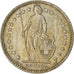 Coin, Switzerland, 2 Francs, 1963, Bern, EF(40-45), Silver, KM:21