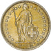 Coin, Switzerland, 2 Francs, 1963, Bern, AU(50-53), Silver, KM:21