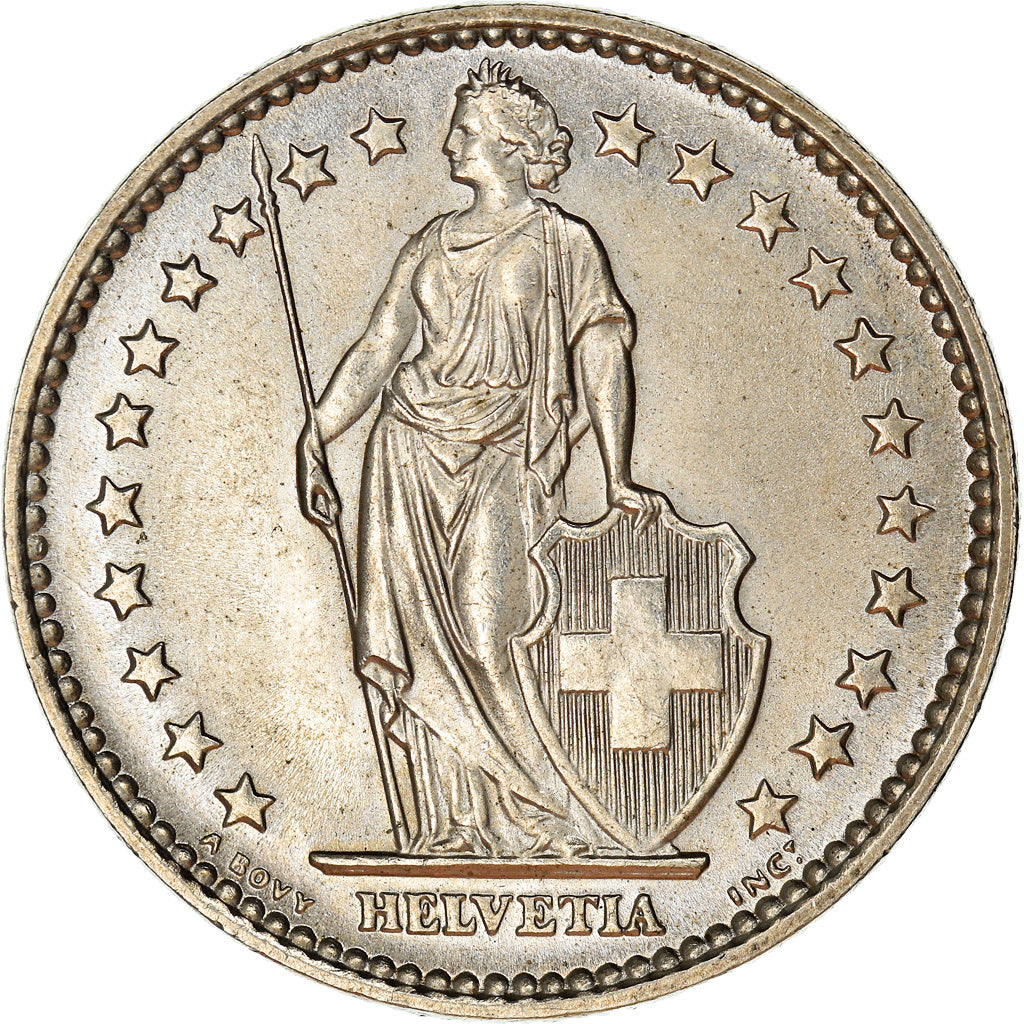 Coin, Switzerland, 2 Francs, 1969, Bern, AU(55-58), Copper-nickel, KM:21a.1