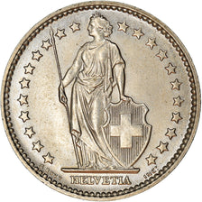 Coin, Switzerland, 2 Francs, 1969, Bern, AU(55-58), Copper-nickel, KM:21a.1