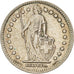 Munten, Zwitserland, Franc, 1943, Bern, ZF, Zilver, KM:24
