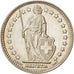 Münze, Schweiz, Franc, 1952, Bern, VZ, Silber, KM:24