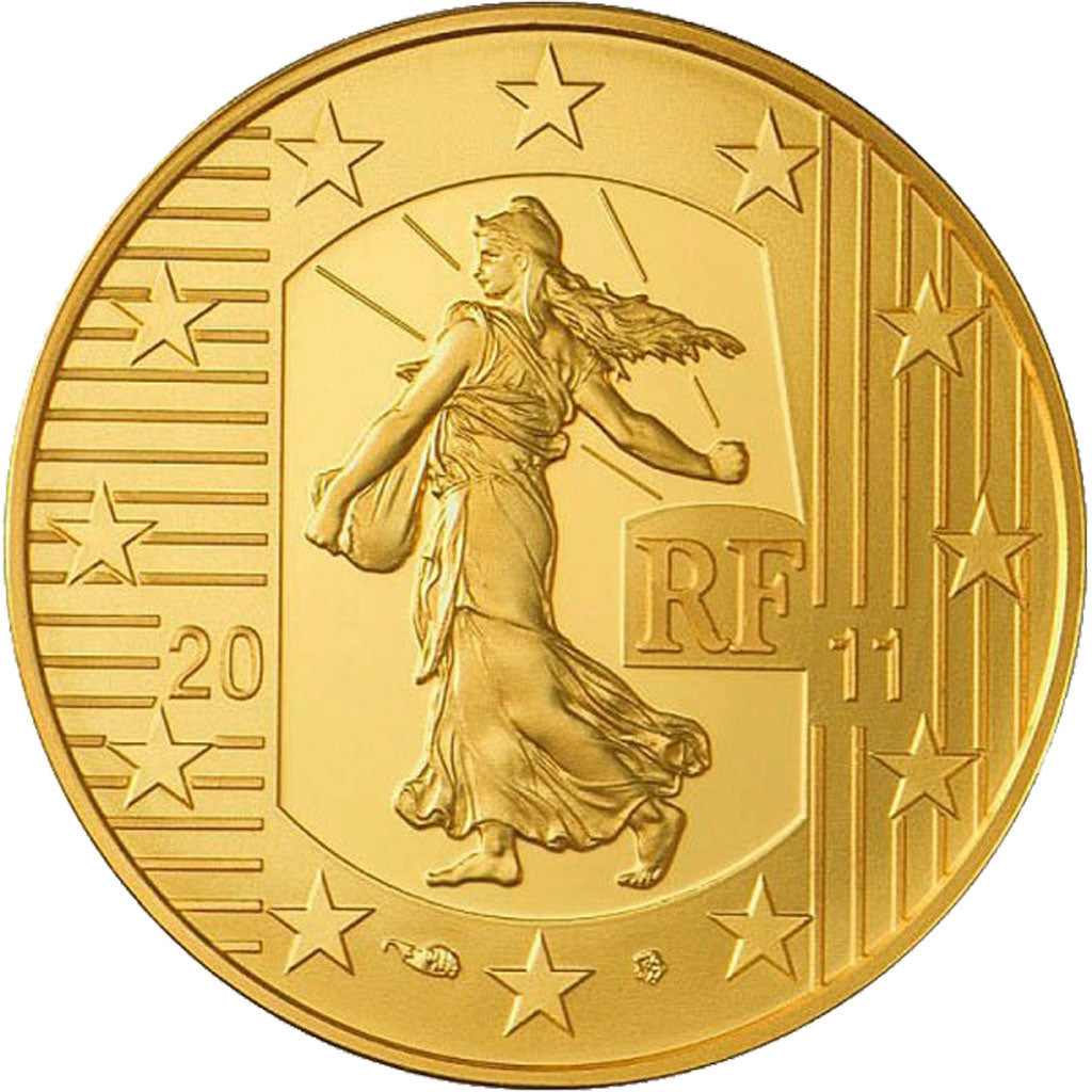 FRANCE, 50 Euro, 2011, Paris, KM #1786, MS(65-70), Gold, 22, 8.45