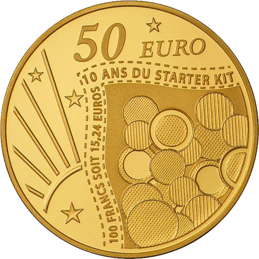 FRANCE, 50 Euro, 2011, Paris, KM #1786, MS(65-70), Gold, 22, 8.45