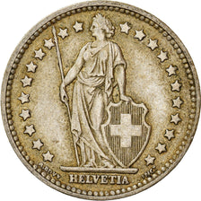 Moneda, Suiza, Franc, 1957, Bern, MBC, Plata, KM:24