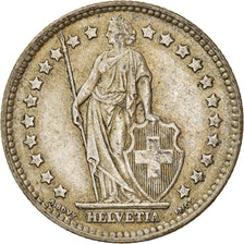 Coin, Switzerland, Franc, 1959, Bern, EF(40-45), Silver, KM:24