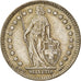 Coin, Switzerland, Franc, 1959, Bern, EF(40-45), Silver, KM:24