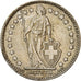 Coin, Switzerland, Franc, 1961, Bern, EF(40-45), Silver, KM:24