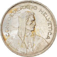 Coin, Switzerland, 5 Francs, 1953, Bern, AU(50-53), Silver, KM:40