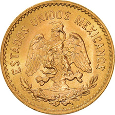 Monnaie, Mexique, 5 Pesos, 1955, Mexico City, SUP+, Or, KM:464