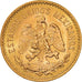 Moneda, México, 5 Pesos, 1955, Mexico City, EBC+, Oro, KM:464