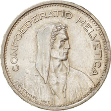 Coin, Switzerland, 5 Francs, 1954, Bern, AU(50-53), Silver, KM:40