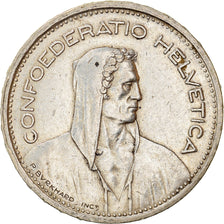 Coin, Switzerland, 5 Francs, 1954, Bern, EF(40-45), Silver, KM:40