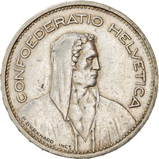 Coin, Switzerland, 5 Francs, 1933, Bern, AU(50-53), Silver, KM:40