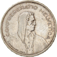 Coin, Switzerland, 5 Francs, 1933, Bern, EF(40-45), Silver, KM:40