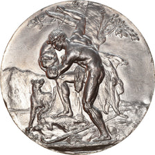 Francja, Medal, Gravure, Grand Prix de Rome, Phorbas et Oedipe, Sztuka i