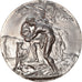 Francja, Medal, Gravure, Grand Prix de Rome, Phorbas et Oedipe, Sztuka i