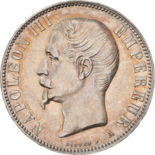 Moeda, França, Napoleon III, Napoléon III, 5 Francs, 1856, Paris, AU(50-53)