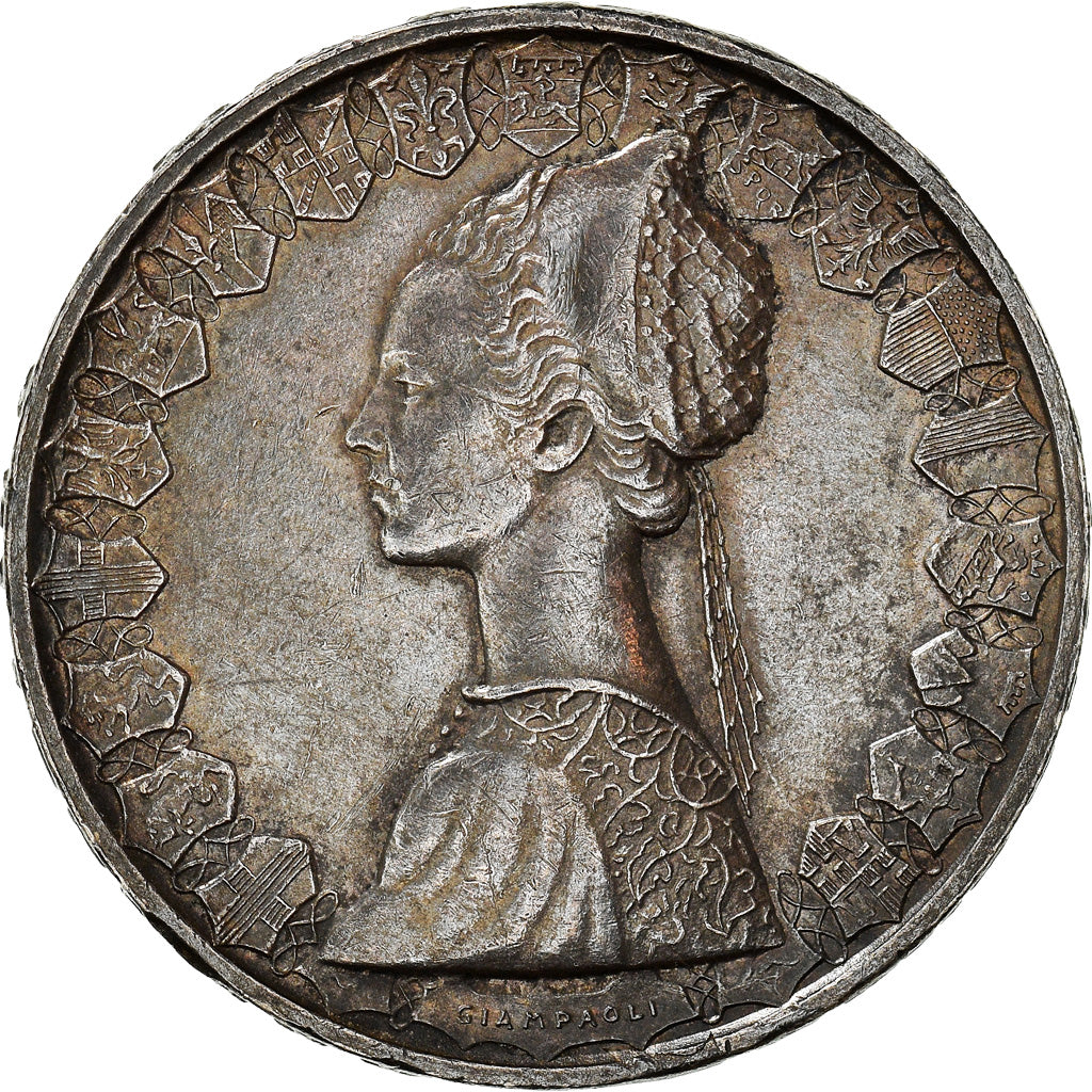 Coin, Italy, 500 Lire, 1958, Rome, EF(40-45), Silver, KM:98