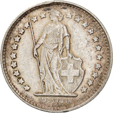 Coin, Switzerland, 1/2 Franc, 1921, Bern, EF(40-45), Silver, KM:23