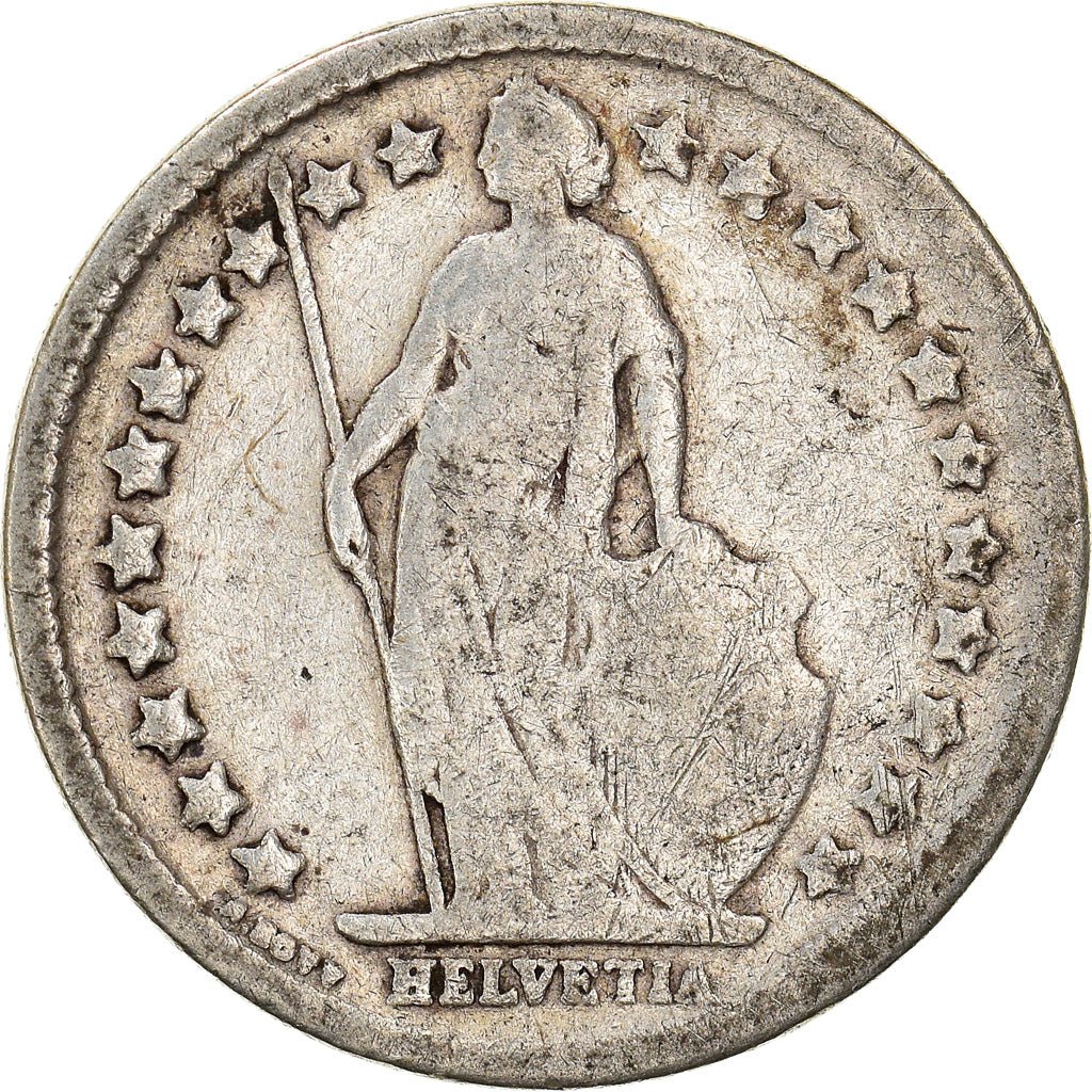 Moneda, Suiza, 1/2 Franc, 1903, Bern, BC+, Plata, KM:23