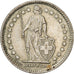 Coin, Switzerland, 1/2 Franc, 1958, Bern, AU(50-53), Silver, KM:23