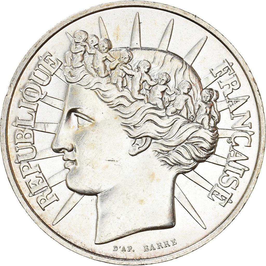 Coin, France, Fraternité, 100 Francs, 1988, AU(55-58), Silver, KM:966